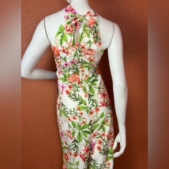 Bebe Multicolor Floral Jumpsuit Size 14. E12 - Picture 12 of 15